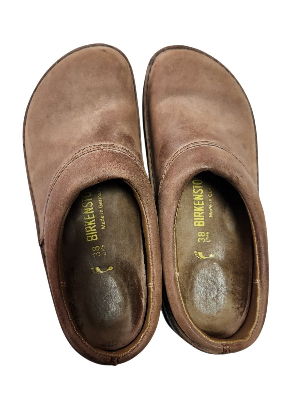 Birkenstock Footprints Alton Clogs Tan Suede Slip-On Clog